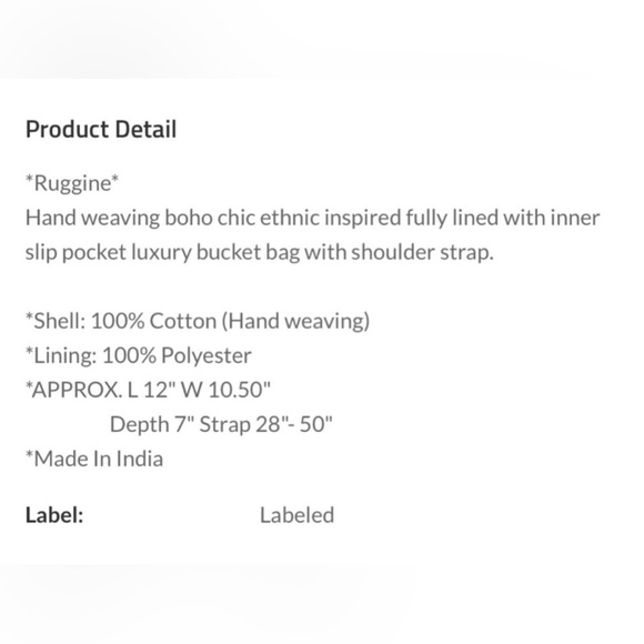 Handmade Luxury Boho Bucket Bag ~ Excellent Quality - Picture 8 of 13